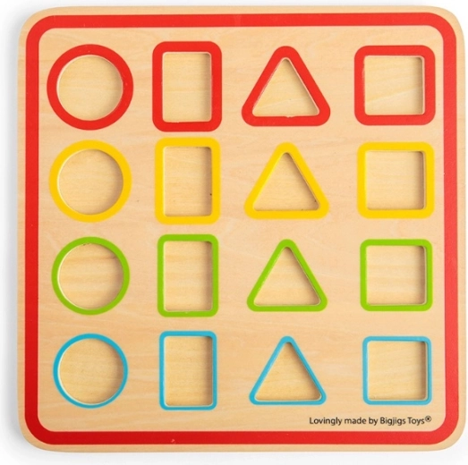 Learning colors and shapes from age 1