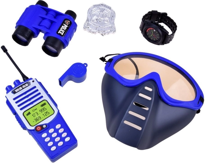 Pilnas policijos priedų komplektas