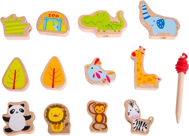 Patvarus medis ir 13 dalių rinkinys mažoms rankytėms