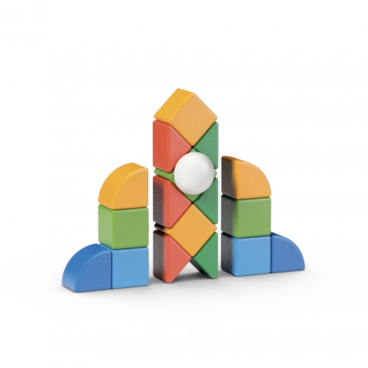 Magnetinės dalys, kurios tvirtai laikosi kartu