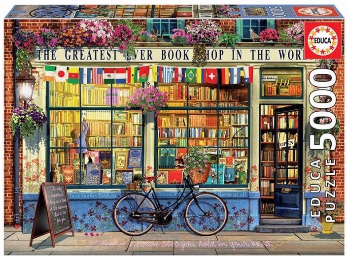 Beautiful Bookstore Motif