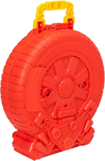 Wheel-shaped case – ready to travel