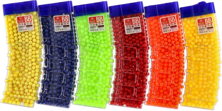 Šešios ryškios spalvos smagesniam žaidimui