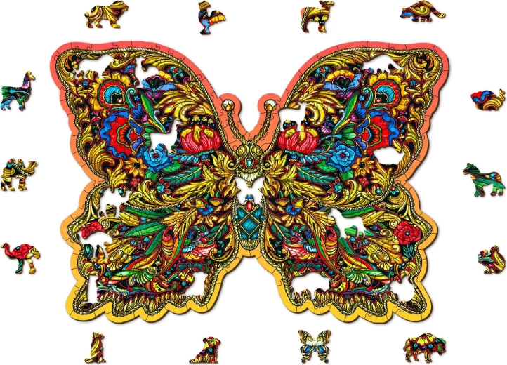 Artistic motif and vibrant colors
