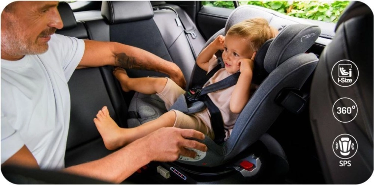 ISOFIX ir TOP TETHER saugos sistemos