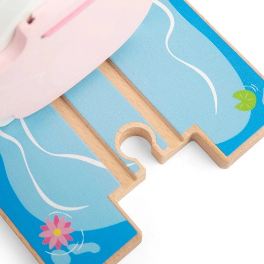 Pastelinis ežerėlis ir subtilios detalės