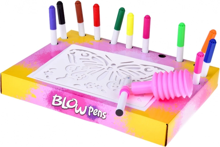 Daugkartiniai trafaretai ir flomasterių laikiklis