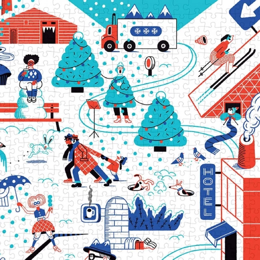 Fun winter scenes