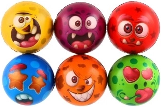 Linksmos spalvos ir ryškūs veidukai