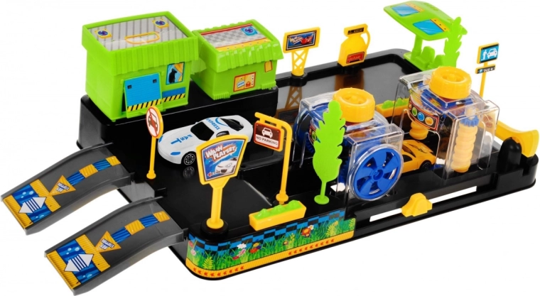 Judanti juosta ir besisukantys šepečiai