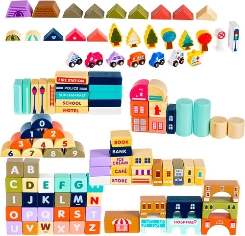 Gausus pastatų ir transporto priemonių rinkinys