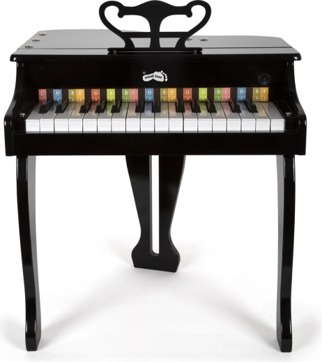 Spalvoti klavišai lengvam mokymuisi