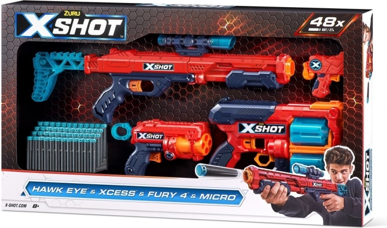 4 blasteriai vienoje pakuotėje