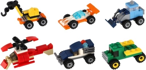 Kūrybiškas transporto priemonių miksas kiekviename kamuolyje