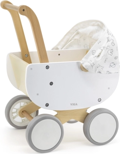 Tekstilinė stogelio dalis ir jauki lovytė