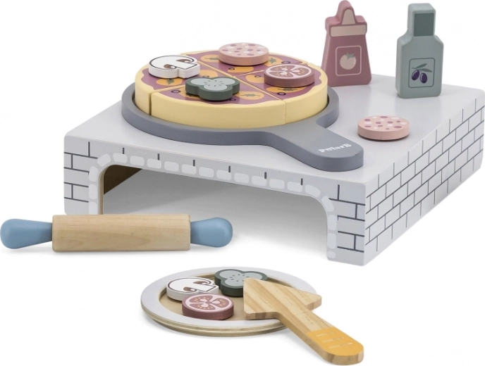 Realistic oven and serving