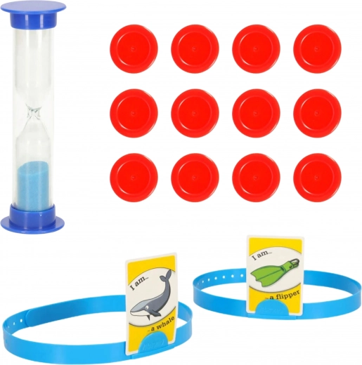 Lankeliai, žetonai ir smėlio laikrodis