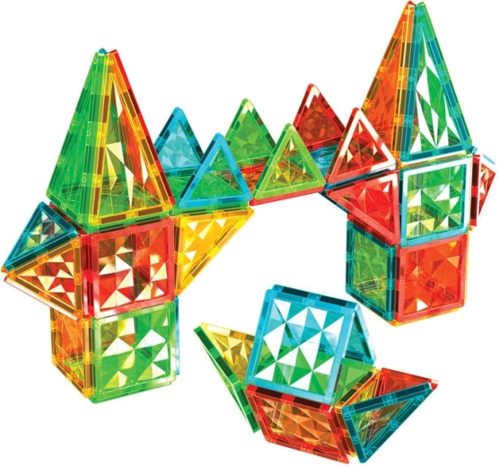 Strong magnetic connection and easy building
