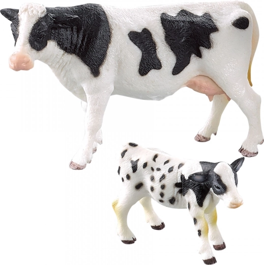 Karvė ir veršelis viename rinkinyje