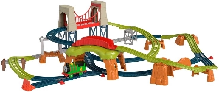 Bėgių rinkinys su varomu lokomotyvu