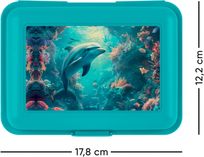 Kūrybiškas delfino dizainas