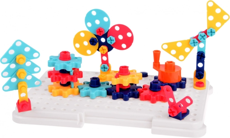 Dantračiai ir spalvotos detalės judrioms konstrukcijoms