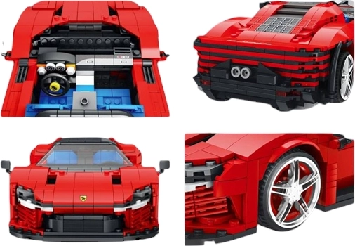 Detalus variklio skyrius ir sportiška išvaizda