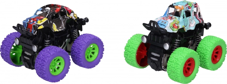 Didelės bekelės padangos ir aukštas važiuoklės klirensas