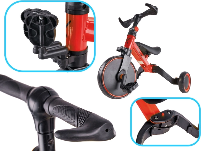 3-ią-1: balansinis dviratukas, triratukas ir pusiausvyros treniruotė