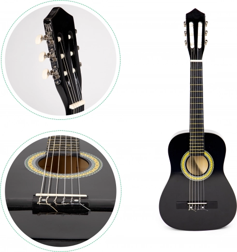 Authentic construction like a real guitar