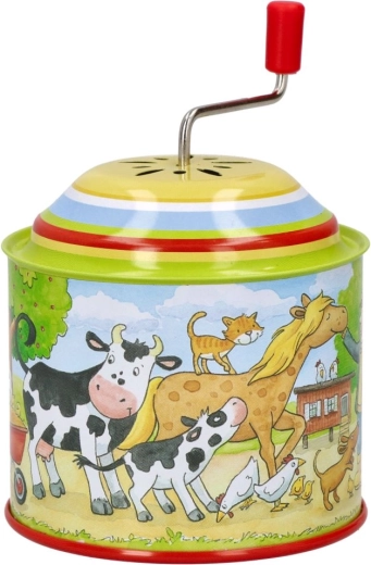 Cheerful design with farm motifs