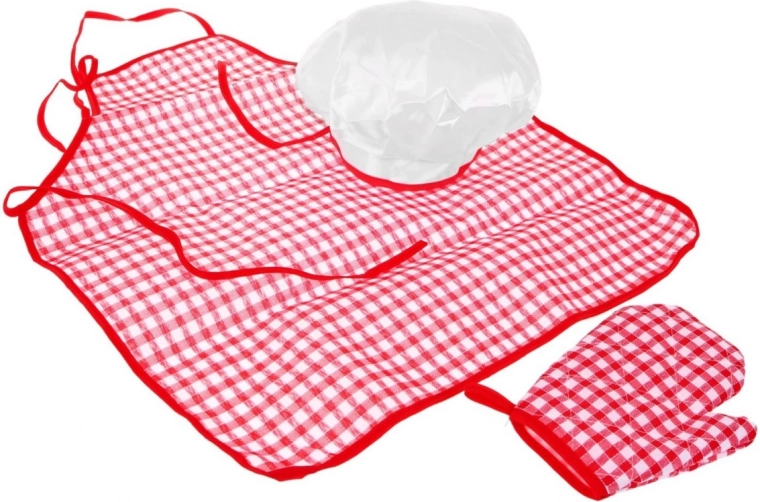 Pilnas virėjo aprangos komplektas mažajam šefui