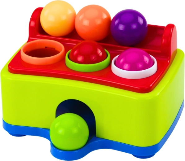 Ball pounding that supports motor skills