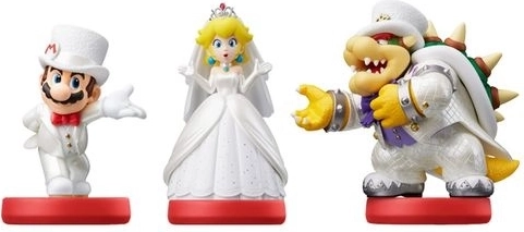 Three iconic characters in a unique wedding edition