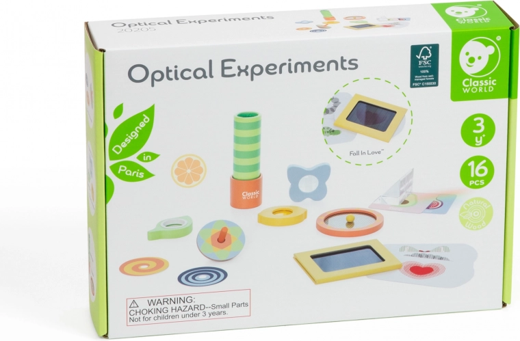 Optiniai eksperimentai mažiesiems mokslininkams