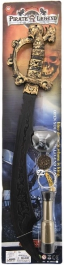 Įspūdingas 58 cm kardas piratiškiems nuotykiams