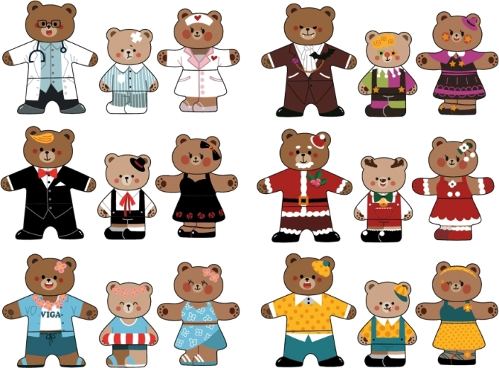 54 detalės begalinėms kombinacijoms