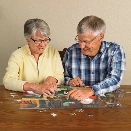 Extra-large pieces for easy assembly