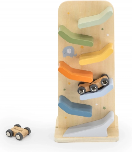 Veiksmo pramoga su automobiliukų trasa