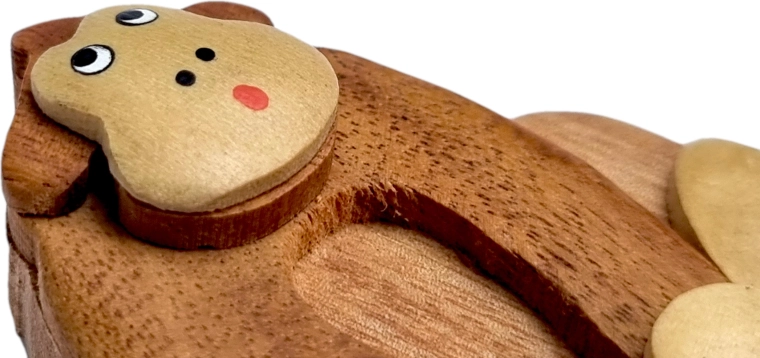 Handmade wooden decoration