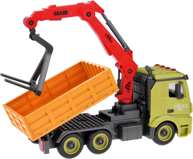 Funkcinis HDS kranas ir atidaromas kėbulas