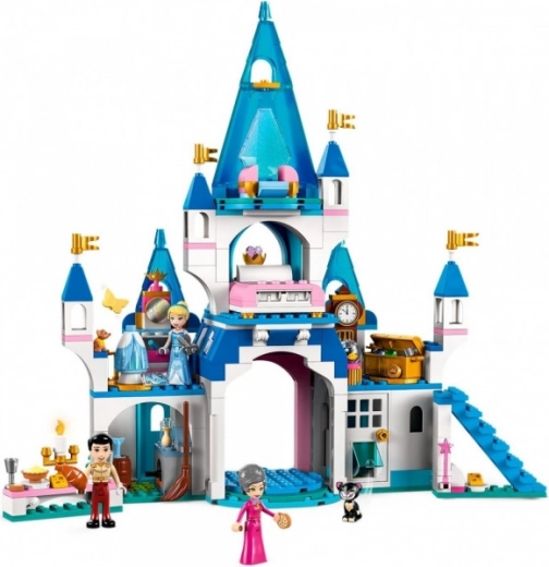 Three-level fairytale castle full of details