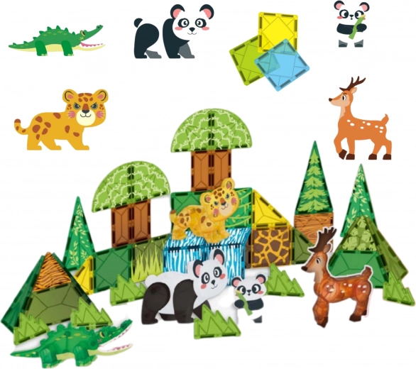 Magnetinis sujungimas stabilioms 3D konstrukcijoms