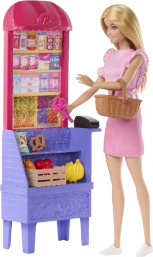 Stilinga lėlė pasiruošusi apsipirkti