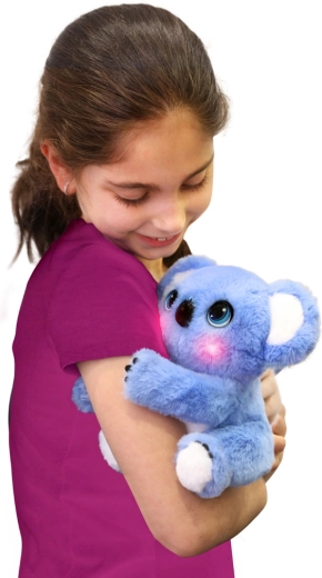 Koala, reaguojanti į prisilietimą