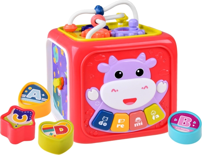 Šviečiantis pianinas su gyvūnų garsais ir melodijomis