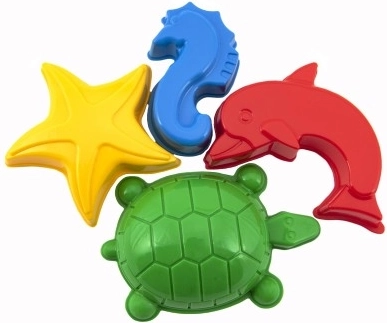 Spalvotos jūrų gyvūnėlių formos