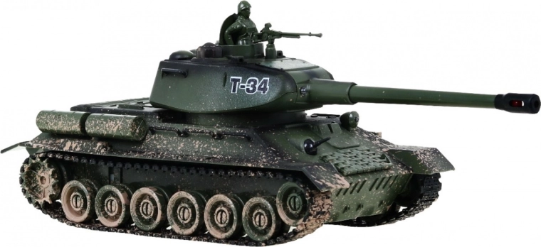 Detalus T-34 modelis su judančiu bokšteliu