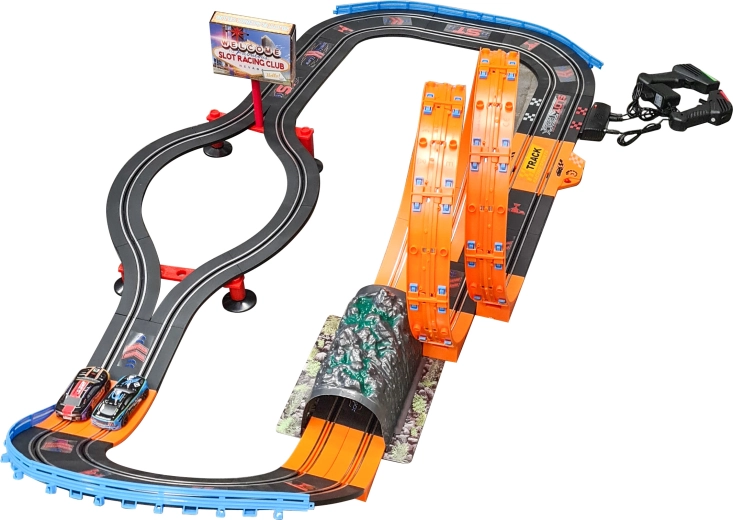 Racing track with advanced features