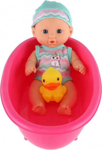 Lengva plastikinė vonelė su ančiuku